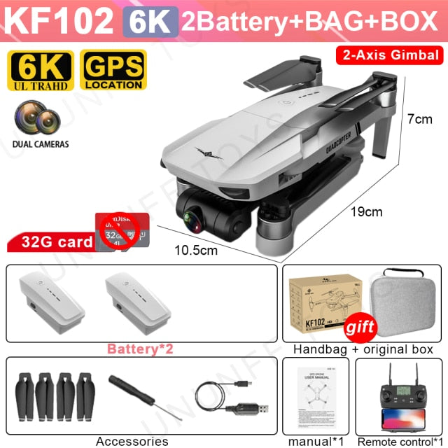 KF102 Drone 4K HD Camera With 5G