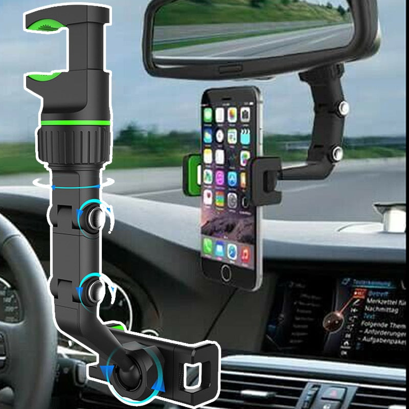 Car Phone Holder Multifunctional 360 Degree Rotatable