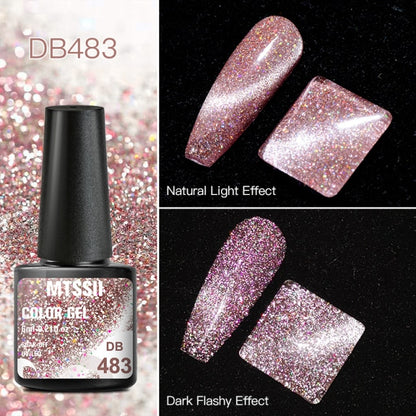 Reflective Glitter Gel Nail Polish