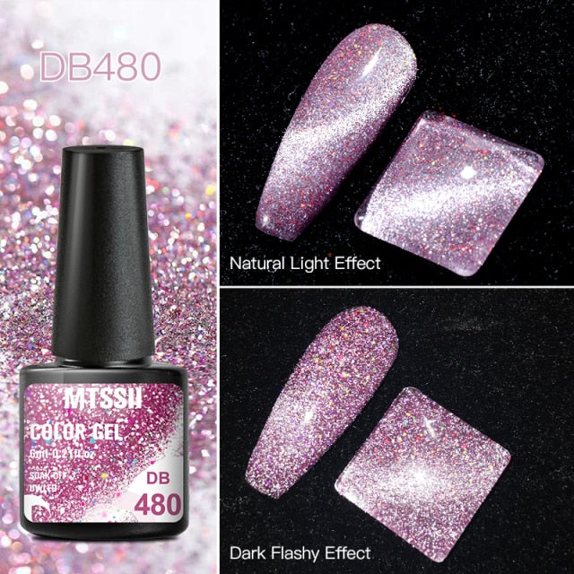 Reflective Glitter Gel Nail Polish