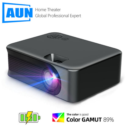 AUN MINI Projector Smart TV WIFI Portable