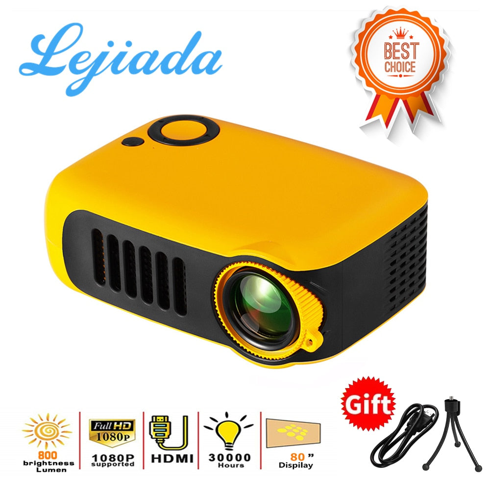 Mini Projector 320x240 Pixels 800 Lumens Portable