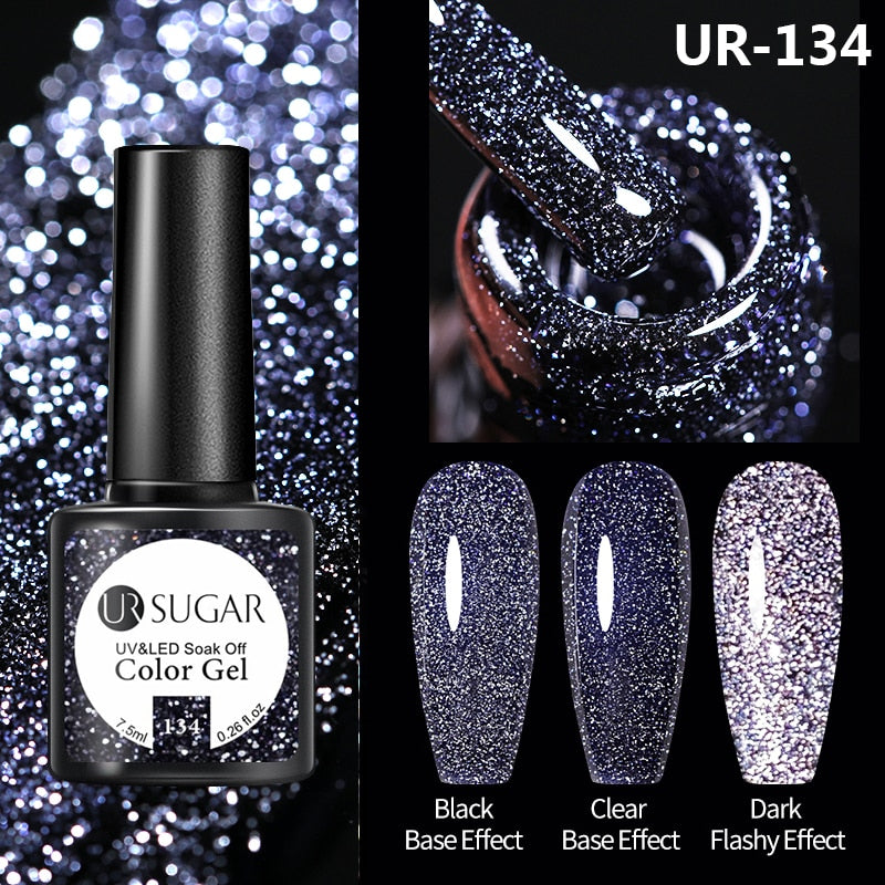 Reflective Glitter Gel Nail Polish