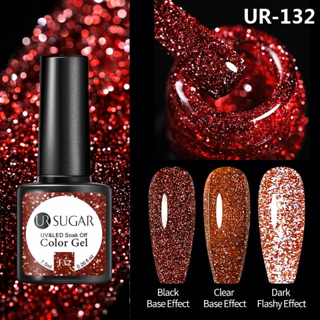 Reflective Glitter Gel Nail Polish