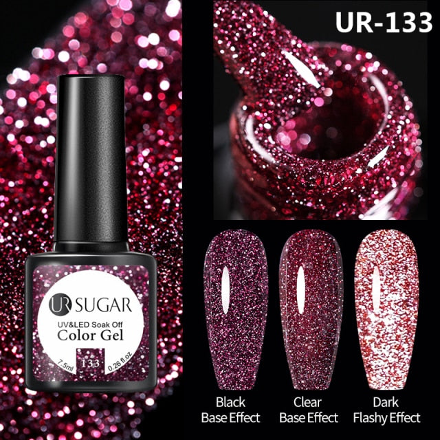 Reflective Glitter Gel Nail Polish