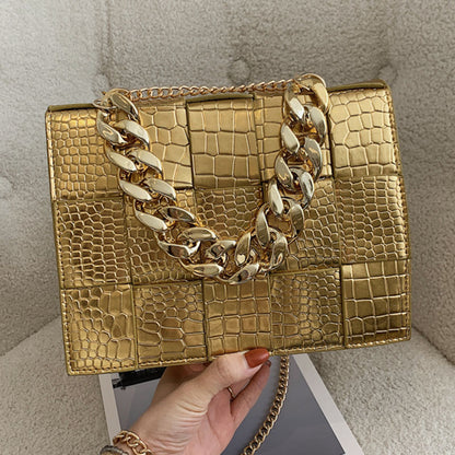 Alligator Crocodile Pattern Cross body Bag