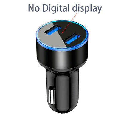 USB Car Charger Fast Charging Dual USB