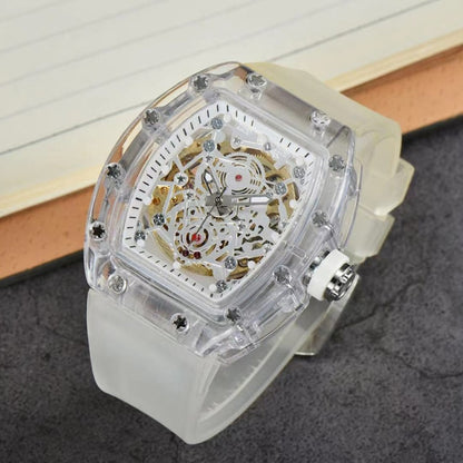 White Automatic Mechanical Watch