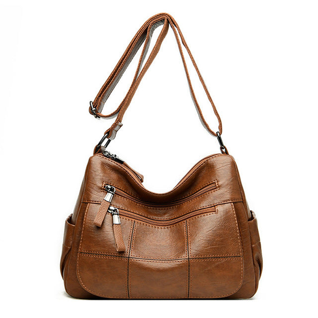 Brand Leather Shoulder Handbag