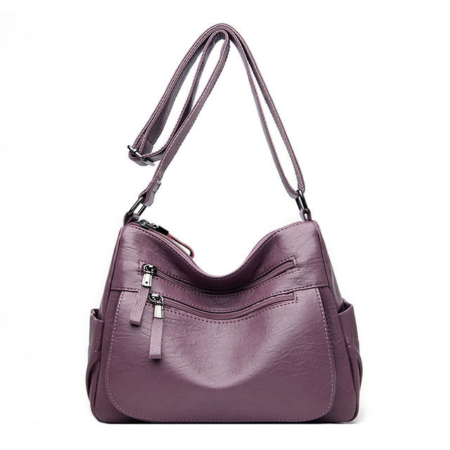 Brand Leather Shoulder Handbag