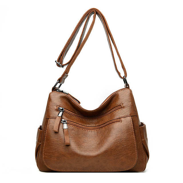 Brand Leather Shoulder Handbag