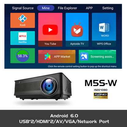 ALSTON M5S M5SW Full HD 1080P Projector