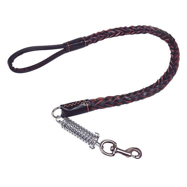 Pet Dog Harness And Leash Set Leather