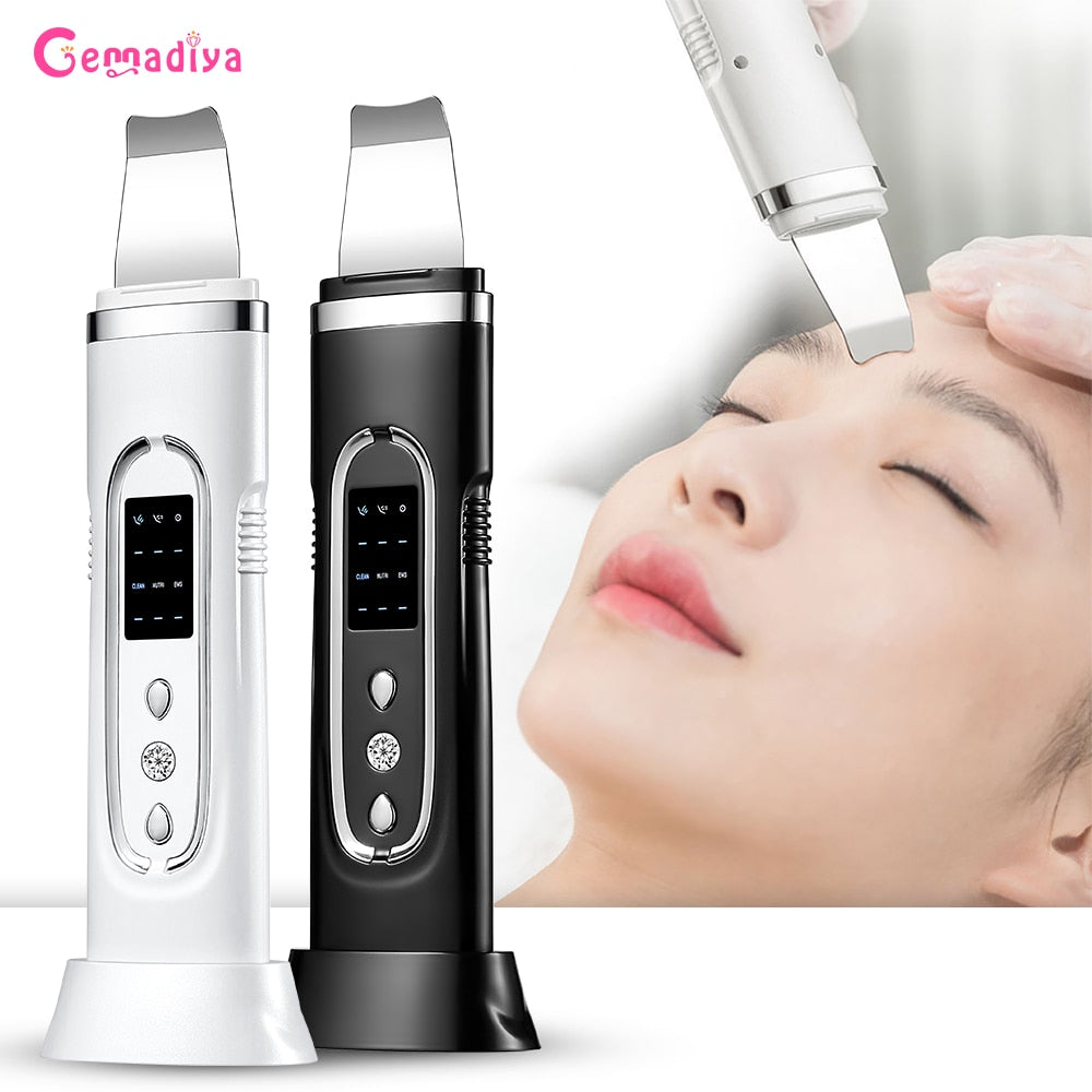 Ultrasonic Skin Scrubber Electric Facial Cleansing