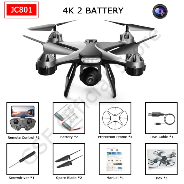 JC801 Drone 4K Dual HD Camera Aerial Photography