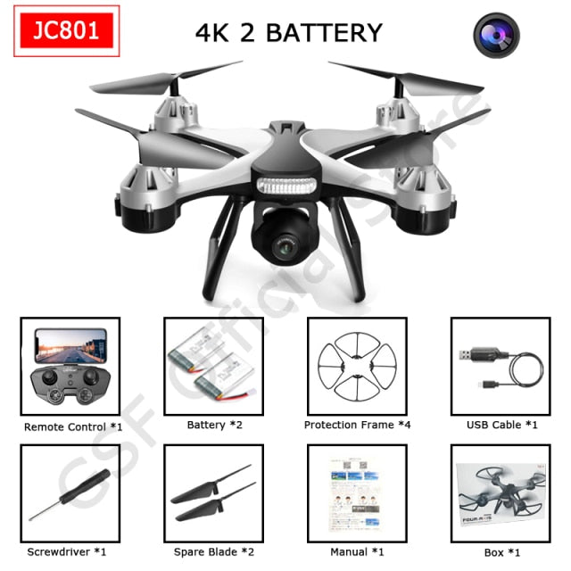 JC801 Drone 4K Dual HD Camera Aerial Photography