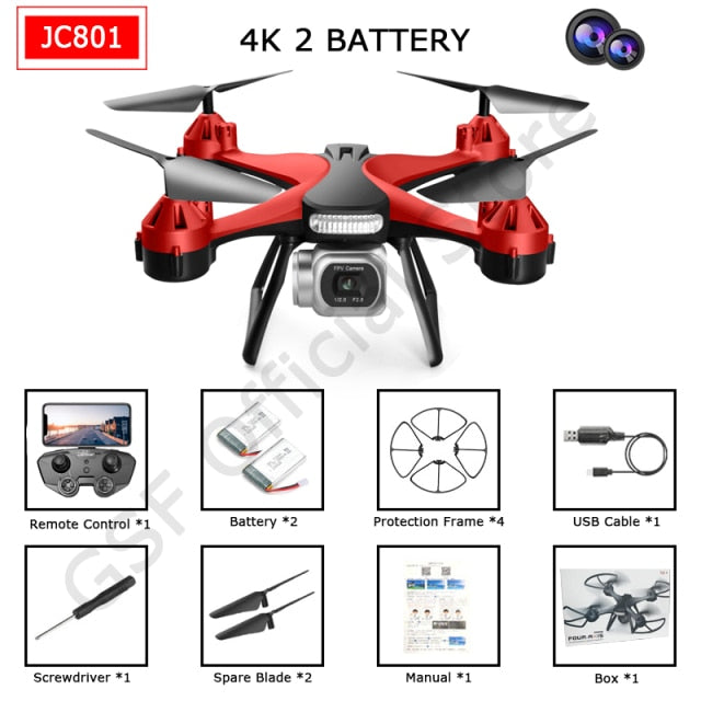 JC801 Drone 4K Dual HD Camera Aerial Photography