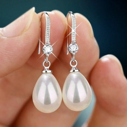 Exquisite Fashion Silver Color Water Imitation Pearl