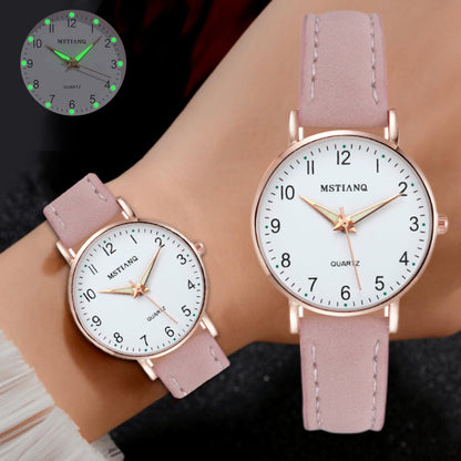 Casual Leather Belt Watch