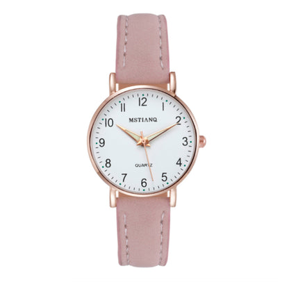 Casual Leather Belt Watch