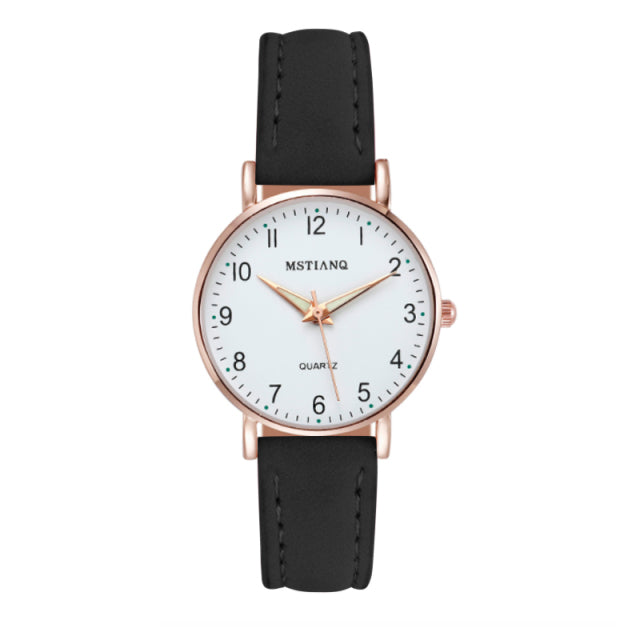 Casual Leather Belt Watch