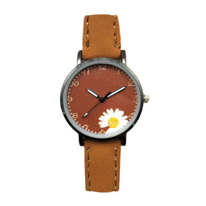 Casual Leather Belt Watch