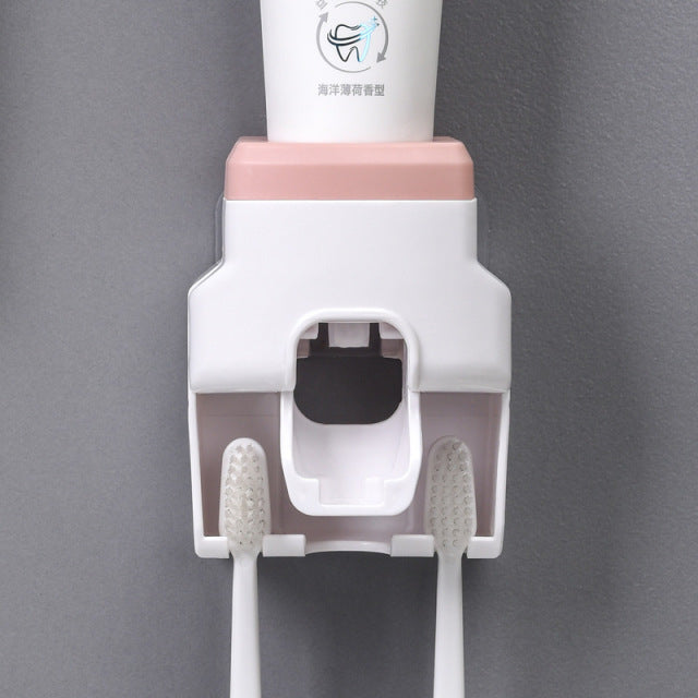 Creative Wall Mount Automatic Toothpaste Dispenser Bathroom Accessories