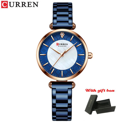 Luxury Brand Elegant Charming Thin Quartz Ladies Wristwatch