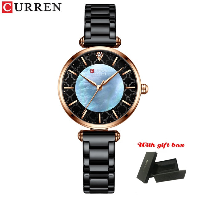 Luxury Brand Elegant Charming Thin Quartz Ladies Wristwatch