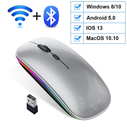 Wireless Mouse Bluetooth RGB Rechargeable Mouse