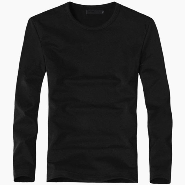 T-Shirt V-Neck Long Sleeve