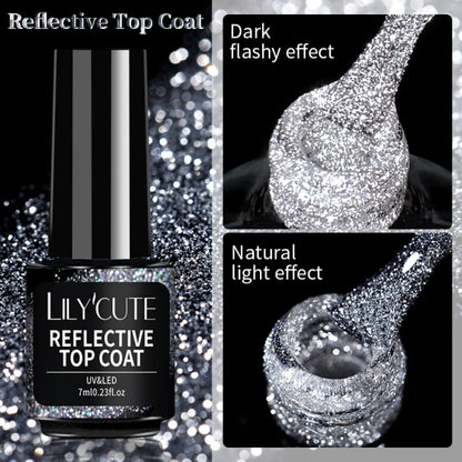 Reflective Sparkling Nail Gel Polish