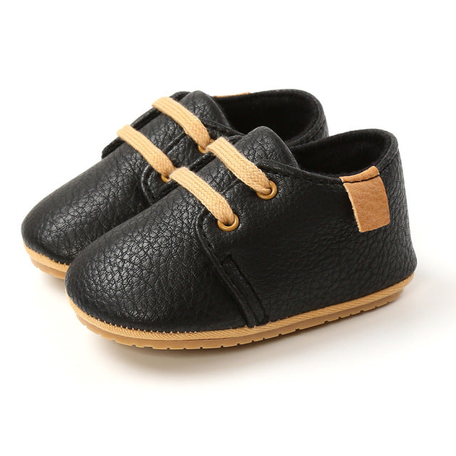 Baby Shoes Retro Leather