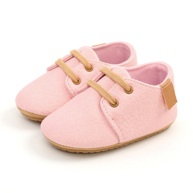 Baby Shoes Retro Leather