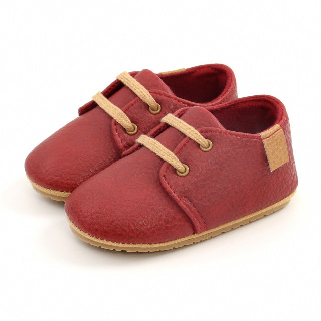 Baby Shoes Retro Leather