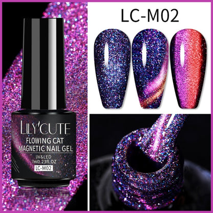 Reflective Cat Magnetic Gel Nail Polish