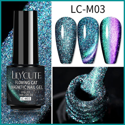 Reflective Cat Magnetic Gel Nail Polish