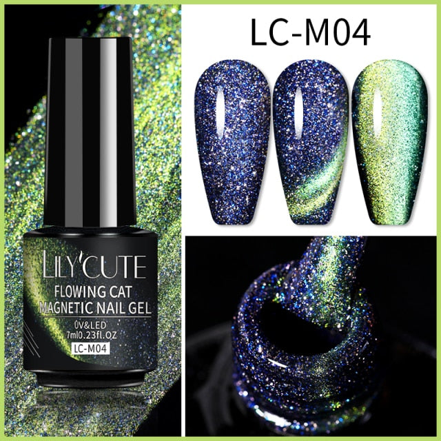 Reflective Cat Magnetic Gel Nail Polish