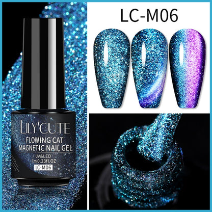 Reflective Cat Magnetic Gel Nail Polish