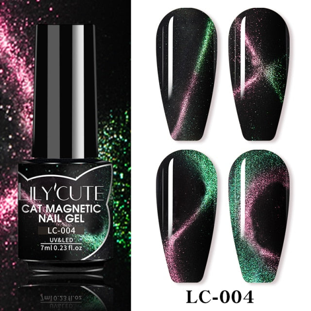 Reflective Cat Magnetic Gel Nail Polish