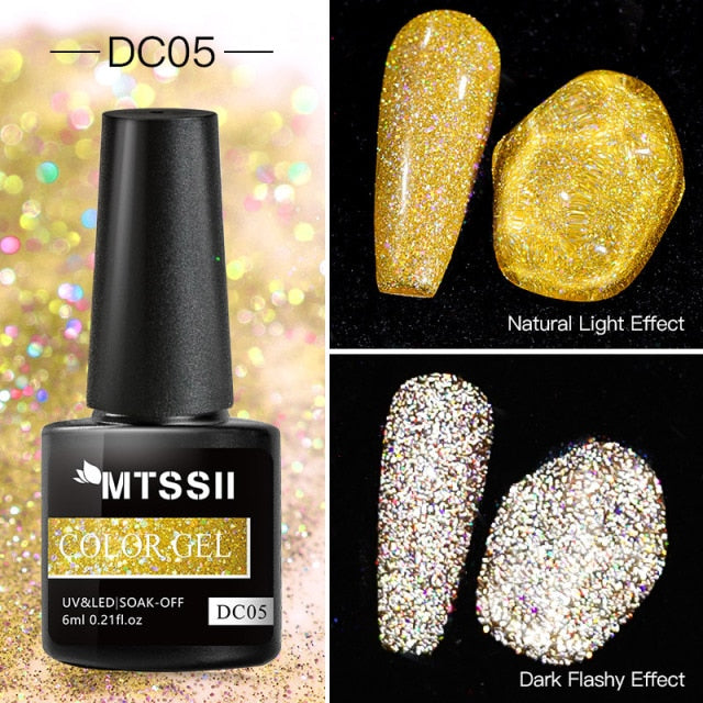 Reflective Glitter Gel Nail Polish