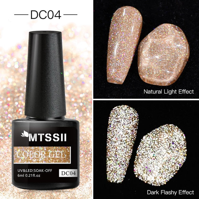 Reflective Glitter Gel Nail Polish