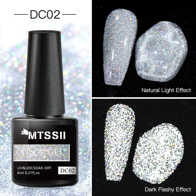 Reflective Glitter Gel Nail Polish