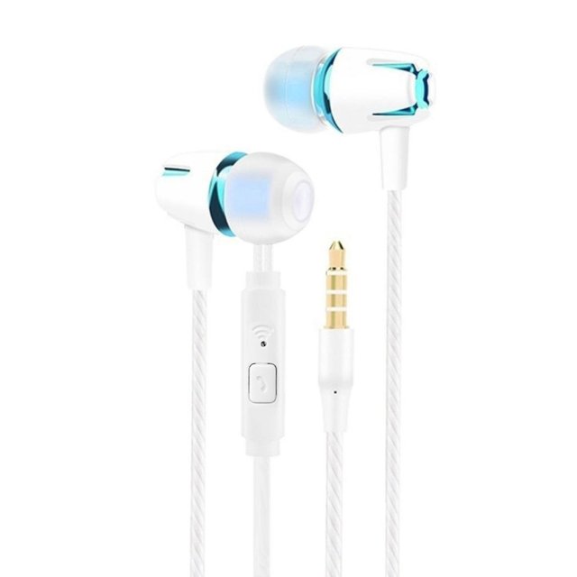 Wired Earphone Electroplating Bass Stereo