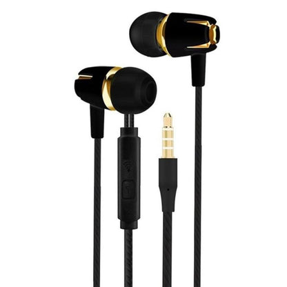 Wired Earphone Electroplating Bass Stereo