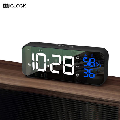 Wireless Mirror Alarm Clock