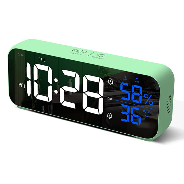 Wireless Mirror Alarm Clock