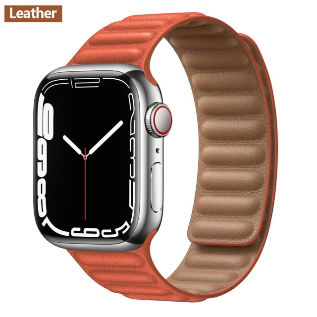 Leather Link For Apple watch