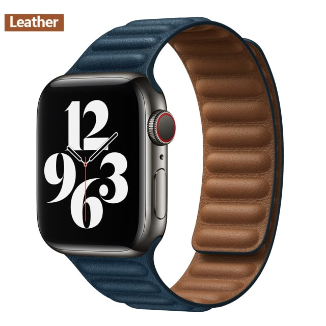 Leather Link For Apple watch