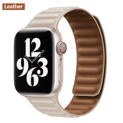 Leather Link For Apple watch